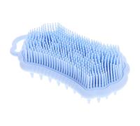 FRCOLOR Pettine per shampoo, massaggiatore, spazzola da bagno in silicone, spazzola per doccia, cuoio capelluto, pettine meridiano, spazzola massaggiante per uomini e donne