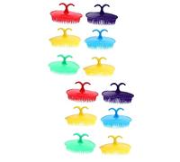 FRCOLOR Pettine Stuzzicante 24 Pz Spazzola Per Shampoo Da Massaggio Pettini a Spazzola Per Cuoio Capelluto Per La Pulizia Della Forfora Pettine Per La Pulizia Plastica Bambino