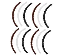 FRCOLOR Pettini Per Da Donna - Confezione Da 12 Fermagli A Banana Con Elastici Per Coda Di Cavallo Accessori Per Alla Moda Per Acconciature Alla Moda