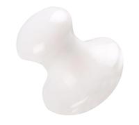 FRCOLOR Pietra per Massaggi a Fungo 1 Pezzo Strumento per Massaggio Facciale in Jade Massaggiatore Portatile per Trattamenti e Rilassamento