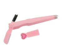 FRCOLOR Pinzetta per Sopracciglia Strumento per Modellare le Sopracciglia in Acciaio Inossidabile da Donna Pinzetta per Extension Ciglia Kit di Bellezza Portatile