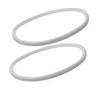 FRCOLOR Pneumatico in Poliuretano per Sedia a Rotelle 2 Pezzi 24 Pollici Grigi Ruote Piene senza Gonfiaggio per Carrozzine da Esterno e Interno