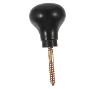 FRCOLOR Pomello di Canna in Legno Massello Lucidato, Manico per Bastone da Passeggio Ergonomico, Testa di Bastone di Ricambio Resistente per Supporto Mobilità Uomo e Donna, Adatto Uso