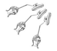 FRCOLOR Porta Spartiti Musicali a Morsetto per Tromba e Trombone Set da 3 Clip Leggere per Marce e Bande Musicali Supporto Resistente per Spartito da Lira Adatto a Concerti ed Eventi