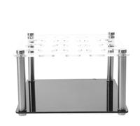 FRCOLOR Porta Stampi Supporto Quadrato per Scacchi in Acrilico e Acciaio Inox Base Sicura per Stampi in Silicone DIY per Accessori da Gioco e Resina