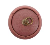 FRCOLOR Posacenere in Ceramica Rosa con Coperchio, Resistente e Facile da Pulire, Design Antivento per Uso Interno e Decorazione della Casa