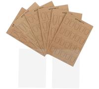 FRCOLOR Pratica Nail Art Doppia Faccia Riutilizzabile Con Pellicole Pet Trasparenti Per Principianti e Professionisti Carta Per Disegno Precisione e Tracciamento Unghie Strumento Portatile