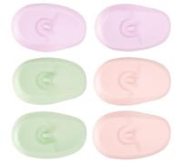 FRCOLOR Protezione Auricolare Resistente Alte Temperatures per Tinture Chioma in Silicone 3 Paia Kit Proteggi Orecchie da Acqua e Shampoo per Salone e Applicazione Domestica