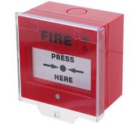 FRCOLOR Pulsante di Emergenza Antincendio per Funzionamento Semplice e Risposta Rapida Manuale in Plastico Evacuazione Edifici e Sicurezza Domestica