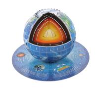 FRCOLOR Puzzle 3D Struttura per e Adolescenti Educativo da Te Set Completo Puzzle del Globo per Apprendimento e Creatività