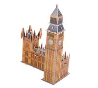 FRCOLOR Puzzle Di Costruzione 3d Dell'orologio Di Londra, Giocattolo Puzzle Educativo Per Ragazzo Ragazza e Adulti, Architettonica in Carta Taglio Di Precisione, Stimola Creatività e Apprendimento