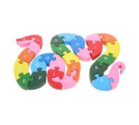 FRCOLOR Puzzle in Legno Educativo Con Blocchi Animali e Alfabeto Gioco Didattico Di Ordinamento Colori e Forme Puzzle Abc e Numeri Per Ragazzo Ragazza in Età Prescolare Giocattolo Interatt