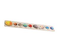 FRCOLOR Puzzle Solare in Legno per Bambini 3-8 Anni Educativo Interattivo Pianeti Cognitivo per l'Universo