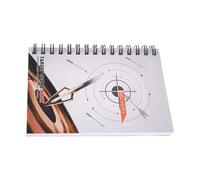 FRCOLOR Quaderno di Tiro Arco Bianco per Compound Bow Schede Punteggio Precise e Facile Inserimento Dati per Allenamento e Gare di Tiro Arco