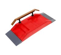 FRCOLOR Rampe per Fingerboard Mini Skate Park Ostacoli per Skateboard da Dito Piattaforma in Plastica per Allenamento e Miglioramento Abilità Giocattoli Fingerboard per e Adulti