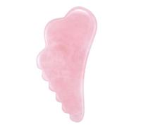 FRCOLOR Raschietto per ala al quarzo in, massaggiatore graffiato, punto trigger, per massaggio, strumento gua-sha, raschietto per agopuntura, massaggiatore per il collo, pettine rosa