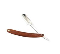 FRCOLOR Rasoio da Barbiere Manual Metallo Rasoio da Barba Sicuro per Uomo Adatto per Barba Basette Facile da Usare Casa Viaggio