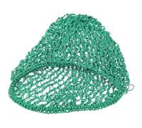 FRCOLOR Retina per Chioma Uncinetto in Cotone e Fibra Artificiale Cuffia a Rete Lavorata a Maglia Verde Copricapo per Cura Chioma da Donna e Ragazze per Uso Notturno e Acconciature