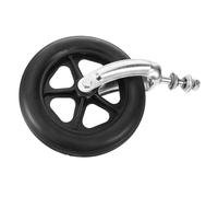 FRCOLOR Ruota Anteriore Con Cuscinetto Per Sedie Rotelle Ricambio Parte Della Ruota Con Supporto Adatto Vari Modelli Di Sedie Rotelle