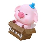 FRCOLOR Salvadanaio a Forma di Maiale in Vinile Stabile Salvadanaio Decorativo Carino per Soldi Scatola per Monete Resistente e Leggera Regalo per Compleanni e Occasioni Speciali
