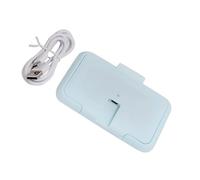 FRCOLOR Scaldasalviette USB Portatile, Scaldasalviette Umide per Salviette, 6600mah, Plastico Blu, Temperatura Costante, per Uso Domestico e Auto, per Bebè