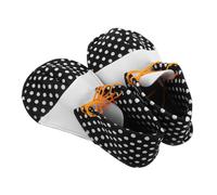 FRCOLOR Scarpe Clown Carnival Nere e Bianche Accessori Costume Halloween Leggeri e Confortevoli Scarpe Palco per Party e Prom