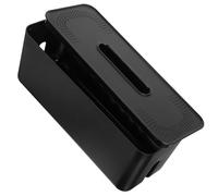 FRCOLOR Scatola la Gestione Cavi da Parete, Organizer per Cavi del Computer Coperchio in Plastica Nera, Portacavi da Scrivania Multifunzionale per Casa, Ufficio e Hotel