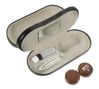 FRCOLOR Scatola Per Doppio Custodia Portatile Per Organizzatore Multiuso Realizzata in Pelle Pu Materiali Robusti