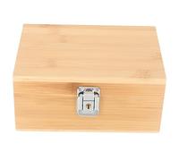 FRCOLOR Scatola Per Sigari Portatile Umidificatore Riutilizzabile Per Conservazione Di Sigari in Legno Naturale