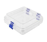 FRCOLOR Scatola Scatola Di Ritenzione Custodia Per La Pulizia Della Protesi Tazza Di Pulizia Del Fermo Custodia Per Coppetta Per Dentiere Transparent Pc