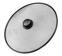 FRCOLOR Schermo Paraschizzi Nero in Acciaio Inox per Padella e Skillet