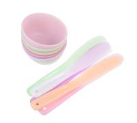 FRCOLOR Set 1 Ciotola per Maschera Viso in Silicone Facile da Pulire per Uso Quotidiano Casa e Salone Colore Assortito Colore Casuale