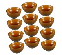 FRCOLOR Set 12 Pezzi Ciotole Miniatura Per Casette Minuscole, Accessori Da Cucina in Miniatura Per Ragazzo Ragazza, Decorazioni Realistiche Per Mini Case, Giocattoli Educativi e Completi