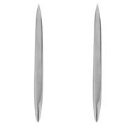 FRCOLOR Set 2 Pezzi Strumenti per Scolpire Argilla Polimerica in Acciaio Inox, Coltelli per Intagliare Ceramica Impugnatura Ergonomica, Utensili per Modellare e Rifinire Argilla