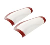 FRCOLOR Set 2 Pezzi Tappetini in Silicone Rotondi Antiaderenti per Cottura Pizza e Biscotti Accessorio da Cucina Non Stick e Resistente