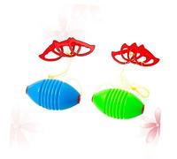 FRCOLOR Set 2Pezzi Palla Fitness Gigante Interattiva per Ragazzo Ragazza Dai 3 Anni, Palla Pulling in PE 240X10X10Cm per Attività e Sport All'aperto