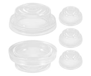 FRCOLOR Set 4 Pezzi Coppette per Tiralatte in Silicone Piccolo e Leggero, Parti del Tiralatte Compatibili Pompe a Vuoto Manuali ed Elettriche, Forniture per L’allattamento al Seno