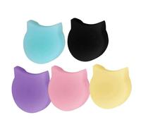 FRCOLOR Set 5 Pezzi Poggiadito per Clarinetto Professionale in Silicone Leggero Multicolore, Cuscinetti Poggiapolsi Confortevoli per Suonare Strumenti a Fiato in Studio e Concerti