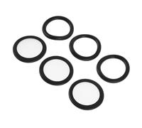 FRCOLOR Set 6 Pezzi Accessori di Ricambio per Stetoscopio Medico con Diaframma e Anello Anti-freddo, Kit Montaggio Membrana per Auscultazione e Comfort Paziente