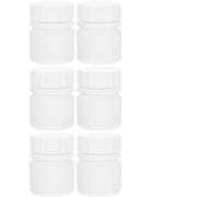 FRCOLOR Set da 12 Flaconi Vuoti in Hdpe da 30 Ml con Tappo a Vite, Bottiglie per Medicinali Riutilizzabili Leggere e Compatte, Contenitori Portatili per Viaggi, Campeggio e Uso Domestico