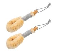 FRCOLOR Set Da 2 Pezzi in Sisal - Scrubber Esfoliante Per La Schiena Per Doccia E Bagno - Spazzola Naturale Per Pelle Secca Per Donna - Spazzola Ecologica Per La Pulizia Del Bagno