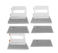 FRCOLOR Set da 3 Spazzole la Pulizia Manuale di Binari Porte Scorrevoli e Fessure Finestre con Setole Resistenti, Impugnatura Ergonomica e Testine Lavabili per Uso Domestico e