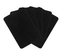 FRCOLOR Set da 5 Panni in Fibra Nera per Pulizia Dischi Vinile e Cd, Morbidi ed Efficaci per Manutenzione Quotidiana dei Dischi, Accessori per Pulizia Delicata