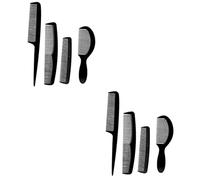FRCOLOR Set di 16 accessori per taglio di capelli, pettine per capelli per toupiare i capelli, pettine da parrucchiere, set di forbici per tagliacapelli