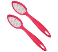 FRCOLOR Set di 2 levigatrici per piedi con foro di sospensione, rasoio, spatola in metallo, per la cura piedi, per la cura piedi, per la cura piedi, per la cura piedi, per la cura