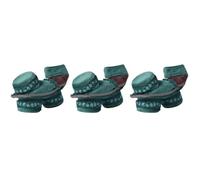 FRCOLOR Set di 3 moxibustione moxa pulitore moxibustione panno strumento di rivestimento vuoto moxibustione copertura copertura per massaggi moxibustione tessere supporto forniture bruciatore filtro