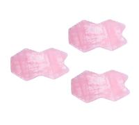 FRCOLOR Set di 3 raschietti per massaggio del viso, strumento per raschiare il viso, punto trigger hot stones, massaggiatore per riflessologia, strumento per massaggiatore, rosa