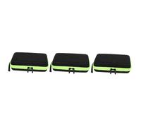FRCOLOR Set di 3 supporti per rasoio, rasoio, custodia da viaggio, custodia protettiva portatile per io, io, per io, per io, per io con cerniera