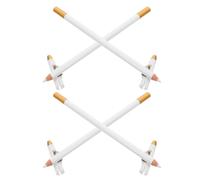 FRCOLOR Set Di 4 Matite Per Sopracciglia E Eyeliner Da Uomo Penna Riempitiva Per Barba Matita Per Disegnare L'attaccatura Dei Kit Per Il Trucco Da Barbiere Multifunzionale