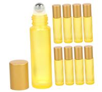 FRCOLOR Set Di Flaconi Roll-on in Da 10 Ml 10 Contenitori Roll-on Vuoti Per Oli Essenziali Sieri Profumi Flaconi Per Siero Per Gli Occhi Compatti E Ricaricabili